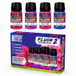 Fluor pigment set 30ml - number 2