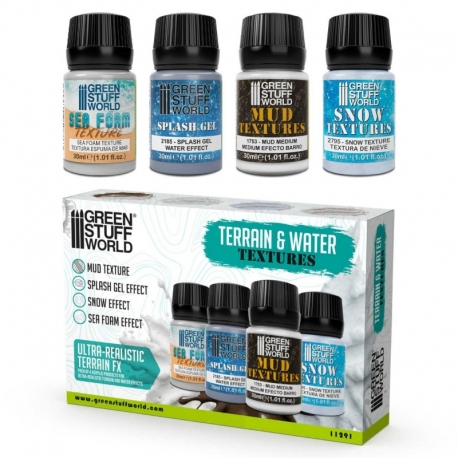 Set texturas Acuáticas 30ml