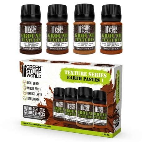 Earth Texture Paste Set 30ml Vol. 1 (x4)