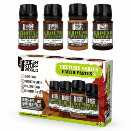 Earth Texture Paste Set 30ml Vol. 2 (x4)