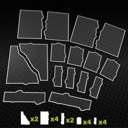 Glasspack Footprints Basics 11th Edition Wh40k compatible