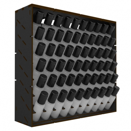 Black Modular Paint Organizer - VERTICAL 17ml