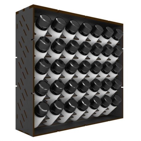 Black Modular Paint Organizer - VERTICAL 30ml