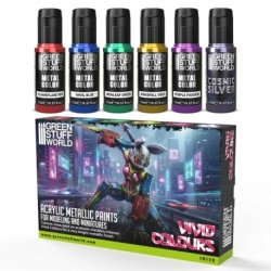 Metallic Paint Set - Vivid colors