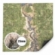 Neoprene Dungeon Mat with Grid - Duskriver Meadows 120x120cm