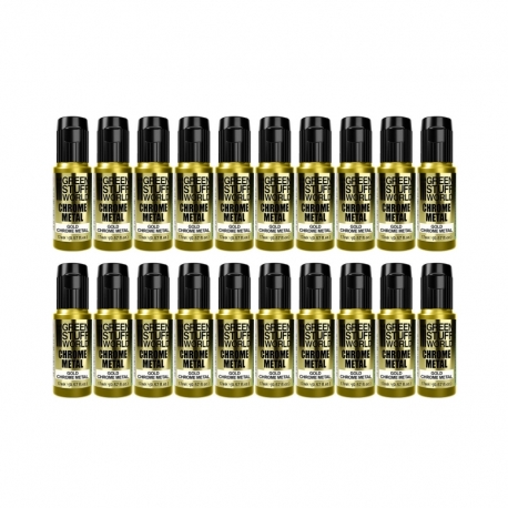 Chrome Paint - GOLD 17ml (Pack x20)