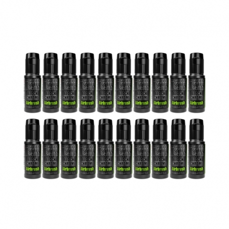 Black Chrome Paint - Airbrush (Pack of 20)