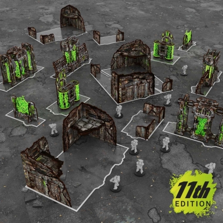 Pre-painted Folding Scenery 11th Edition