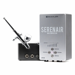 Serenair Gaahleri Airbrush Kit with Silent Compressor