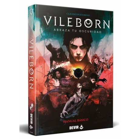 Vileborn role-playing game—Devir's core rulebook. (Spanish)