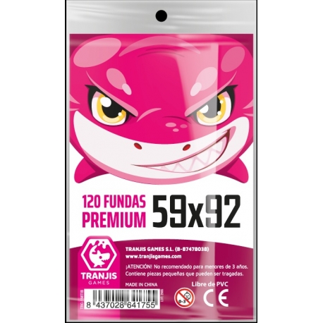 Shark Sleeves Tranjis Games (59x92 mm) from Tranjis Games