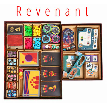 Insert compatible with REVENANT (Base + Reason and Faith Exp.) board game by Without Mess
