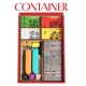 Insert compatible with CONTAINER (Base + Exp. More Container) board game by Without Mess
