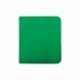 PRO-Binder Zippered Folder 12 Pockets Green Ultra Pro