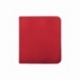 PRO-Binder Zippered Folder 12 Pockets Red Ultra Pro