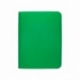 Carpeta con cremallera 9 bolsillos PRO-Binder Zippered Verde Ultra Pro