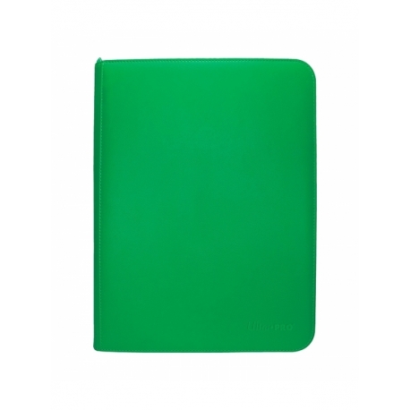 Carpeta con cremallera 9 bolsillos PRO-Binder Zippered Verde Ultra Pro