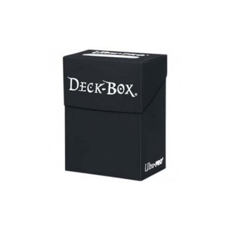 Caja de mazo Deck Box Solid Negro Ultra Pro.