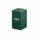 Caja de mazo Satin Tower Deck Box Verde Oscuro Ultra Pro
