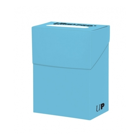 Caja de mazo Deck Box New Solid Azul Claro Ultra Pro.