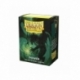 Standard Matte Cases - 63mm x 88mm Metallic Green / Power - Dragon Shield