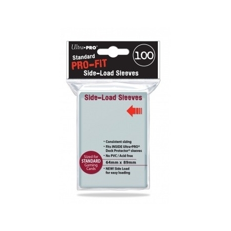 Fundas Standard Pro Fit Side Load carga lateral Transparente (100 fundas) Ultra Pro