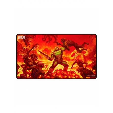 Tapete Playmat Creatures of Hell Black-Stitched - Doom - Ultra Pro