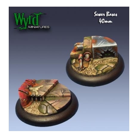Sewer 40mm Bases (2 Pack)