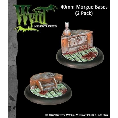 Morgue 40mm Bases (2 Pack)