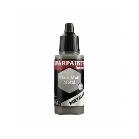 Pintura Warpaints Fanatic – Metallic:Plate Mail Metal - The Army Painter