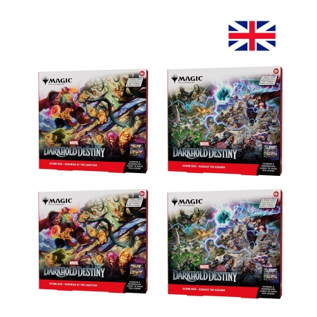 Magic: The Gathering | Marvel Darkhold Destiny Scene Box Display (4 boxes) (English) by Wizards