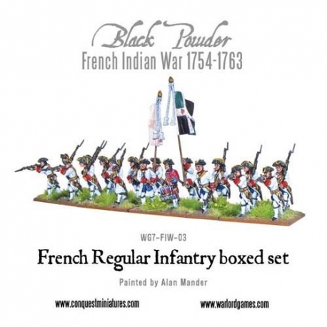 FRENCH-INDIAN WAR FRENCH REGULAR INFANTRY