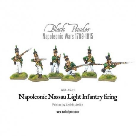 NAPOLEONIC NASSAU LIGHT INFANTRY FIRING