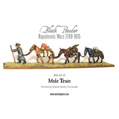 NAPOLEONIC MULE TRAIN 1879-1815