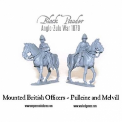 Mounted British Officers - Pulleine & Melvill