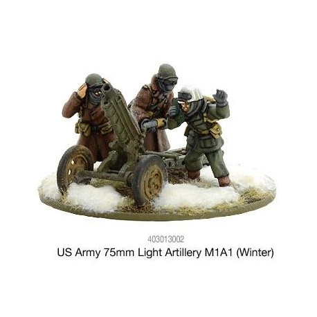 Us Army 75Mm Light Artillery M1A1 (Winter)