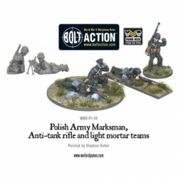 Polish Army Marksmen Anti-Tank Rifle & Light Mortar