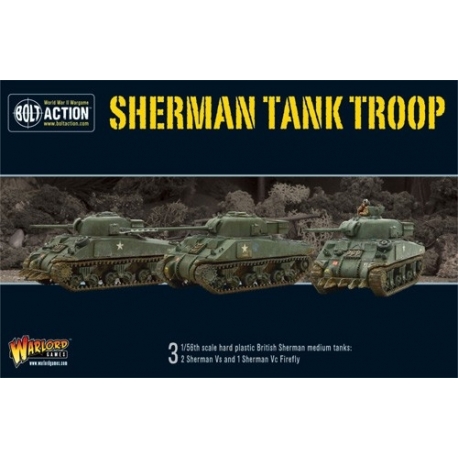 British Sherman V Troop (3) Incl Firefly