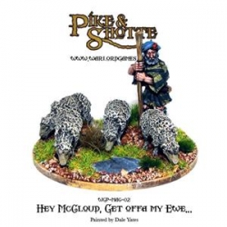 Highlander "Hey McCloud" (Shepherd & 4 sheep)