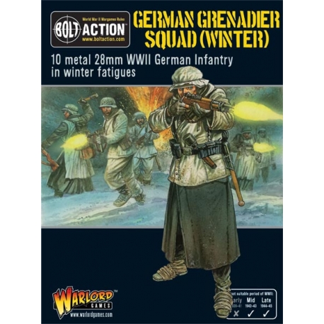 GERMAN GRENADIERS IN WINTER CLOTHING