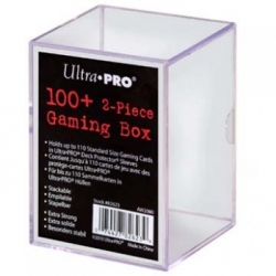 UP - 2-PIECE STORAGE BOX - FOR 100+ CARDS - CLEAR