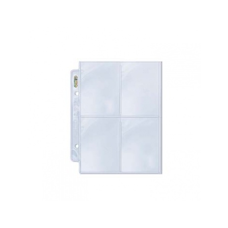 UP - PLATINUM 4-POCKET PAGES (FOR 2' MINI ÁLBUMS) DISPLAY (100 PAGES)