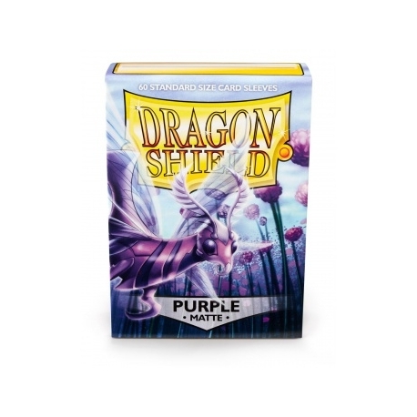 Dragon Shield Standard Sleeves - Matte Purple (60 Sleeves)