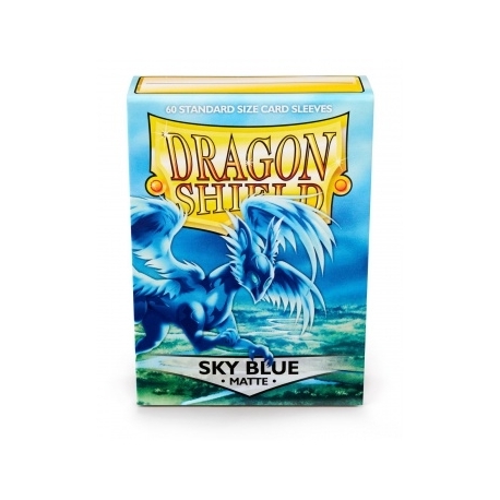 Dragon Shield Standard Sleeves - Matte Sky Blue (60 Sleeves)