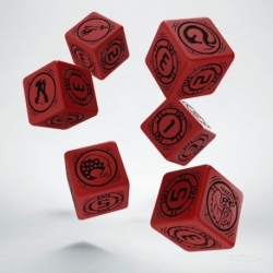 BATTLETECH HOUSE KURITA D6 DICE (6)