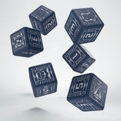 Battletech House Steiner D6 Dice (6)