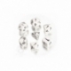 CLASSIC RPG WHITE & BLACK DICE SET (7)