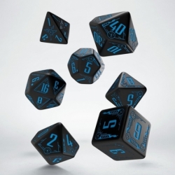 GALACTIC BLACK & BLUE DICE SET (7)