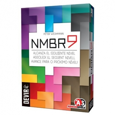 NMBR9 (Number 9) strategy and skill table game from Devir and Abacus Spiele