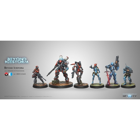 Novedad Infinity, Beyond Icestorm Pack de Expansión + Figura Exclusiva juego de miniaturas